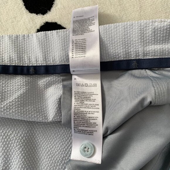 Original Penquin Flat Front Textured Shorts - Picture 6 of 10